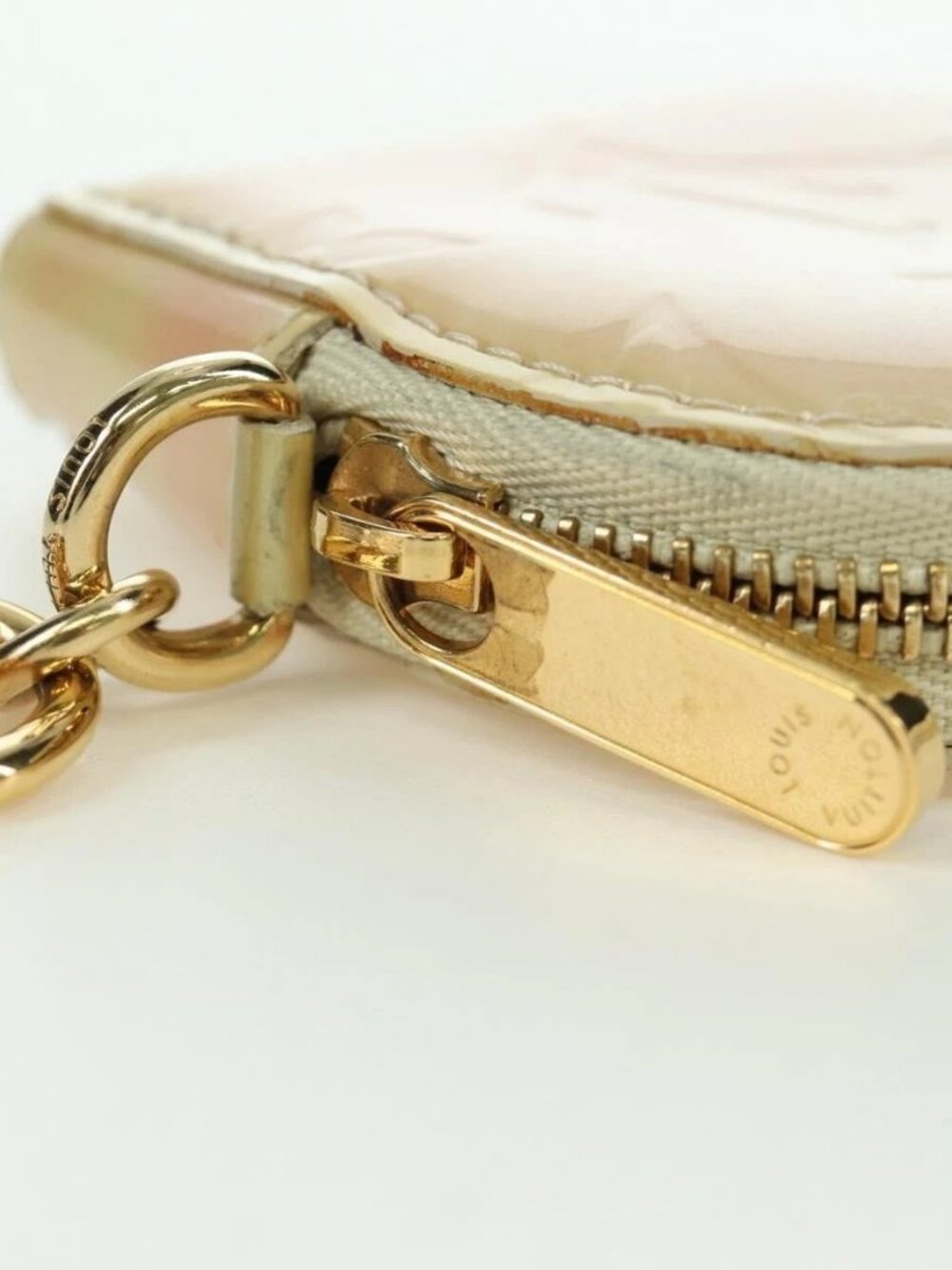 LOUIS VUITTON Vernis heart Mini Coeur Coin Purse Broncorail M91486 Auth ARZ172A - Picture 9 of 15